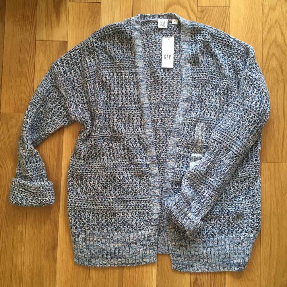 NWT Gap light blue cardigan sweater